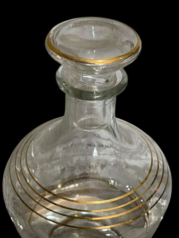 Decanter glasses tray