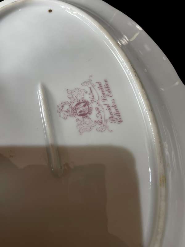 Plates Delft pink each