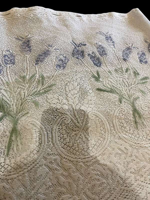 Curtain frill lavender