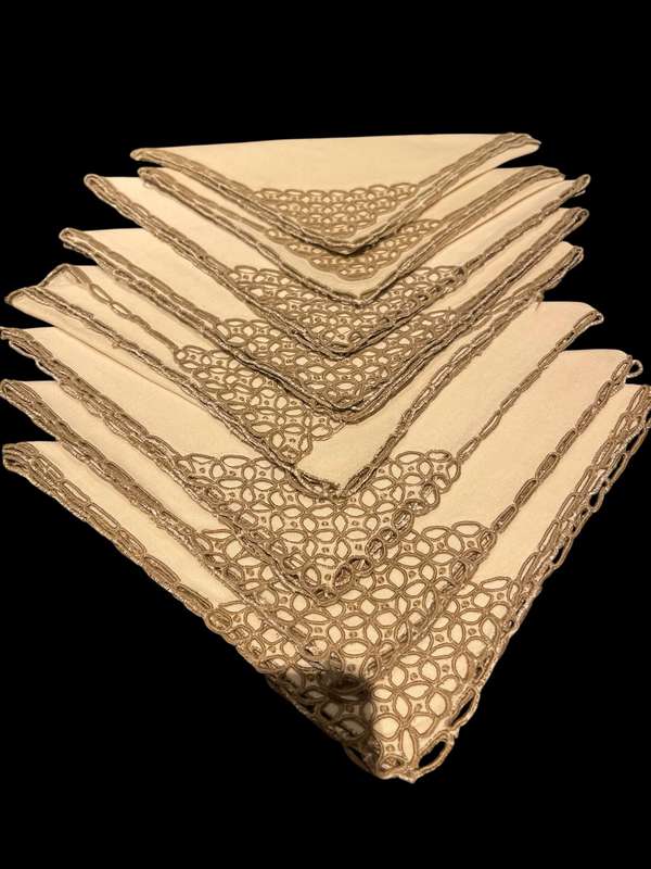 Napkins x8 vintage(B)
