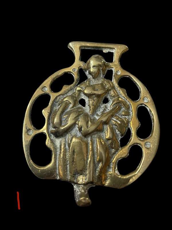Wall hook Victorian brass