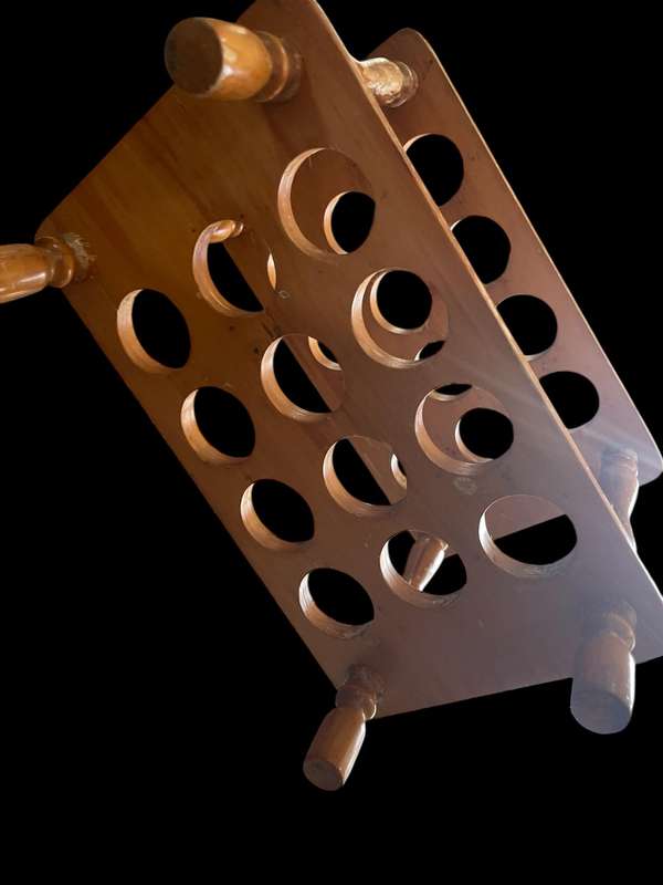 Egg stand/holder wood