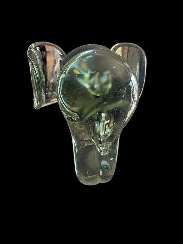 Ornament glass elephant