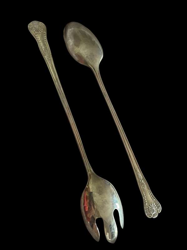 Salad servers Kings pattern(NR24)