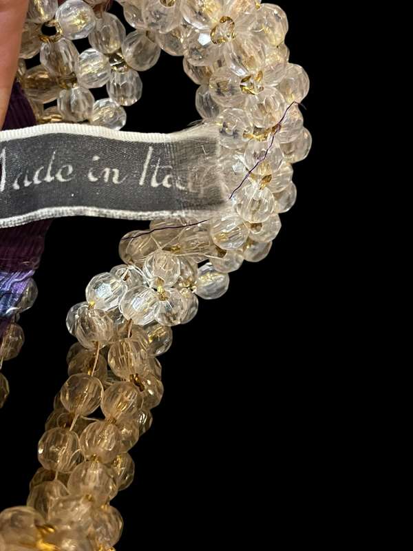 Handbag beaded Italy
