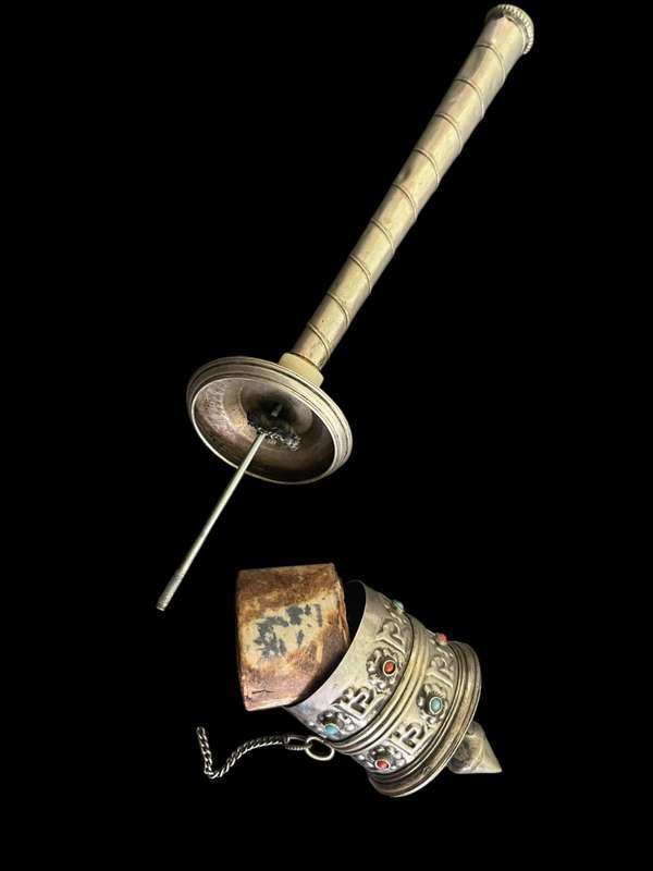 Tibetan prayer wheel
