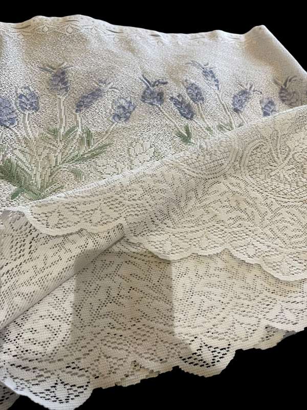 Curtain frill lavender