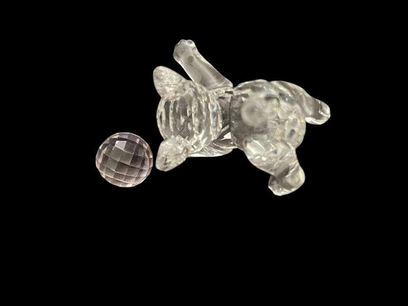 Ornament Swarovski cat ball box