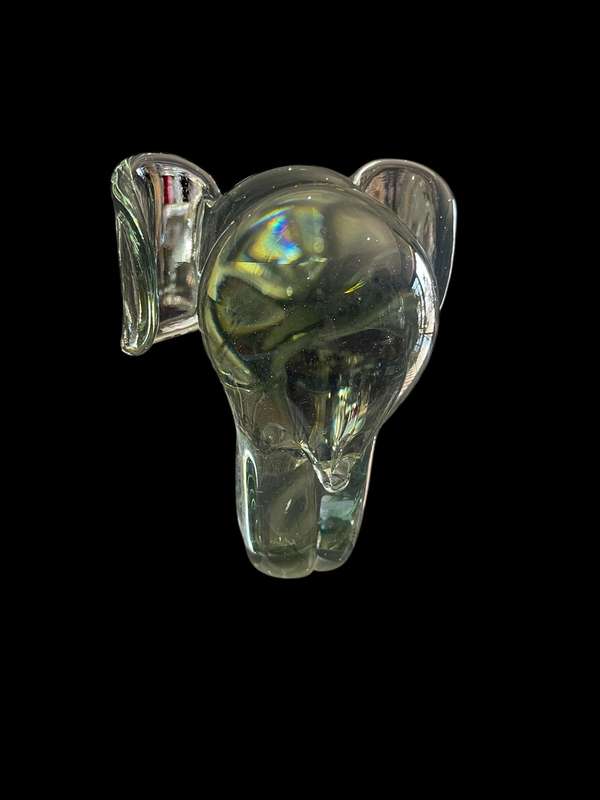 Ornament glass elephant