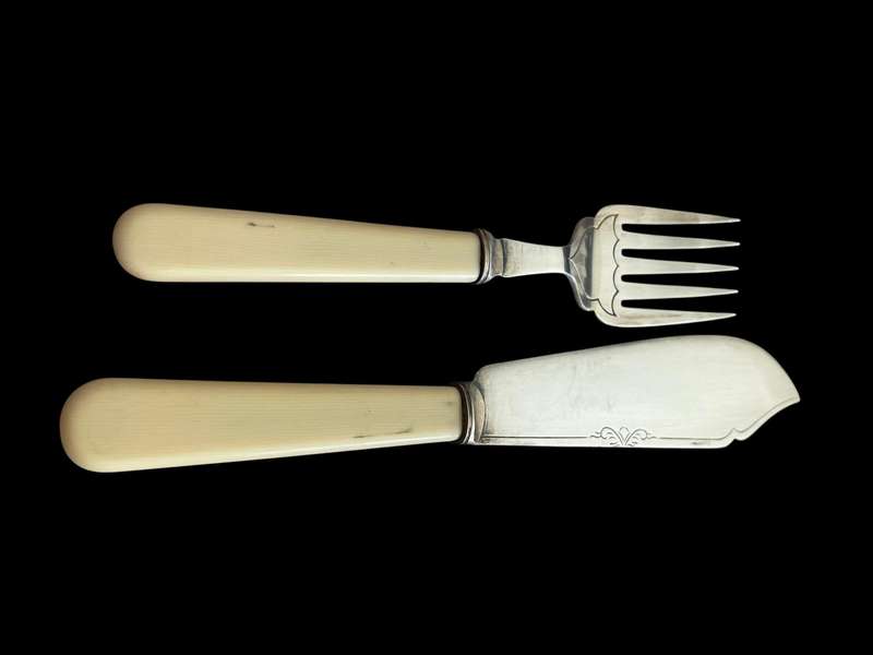 Cutlery serving set bone handled(NR1)