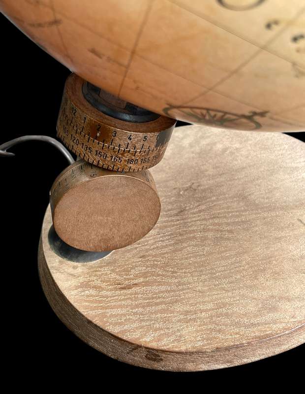 World globe light
