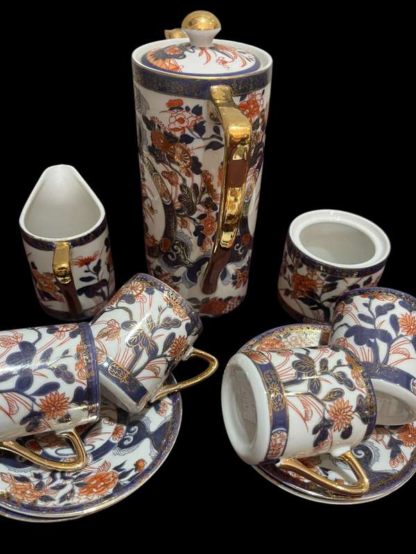 Coffee set espresso/demitasse Oriental