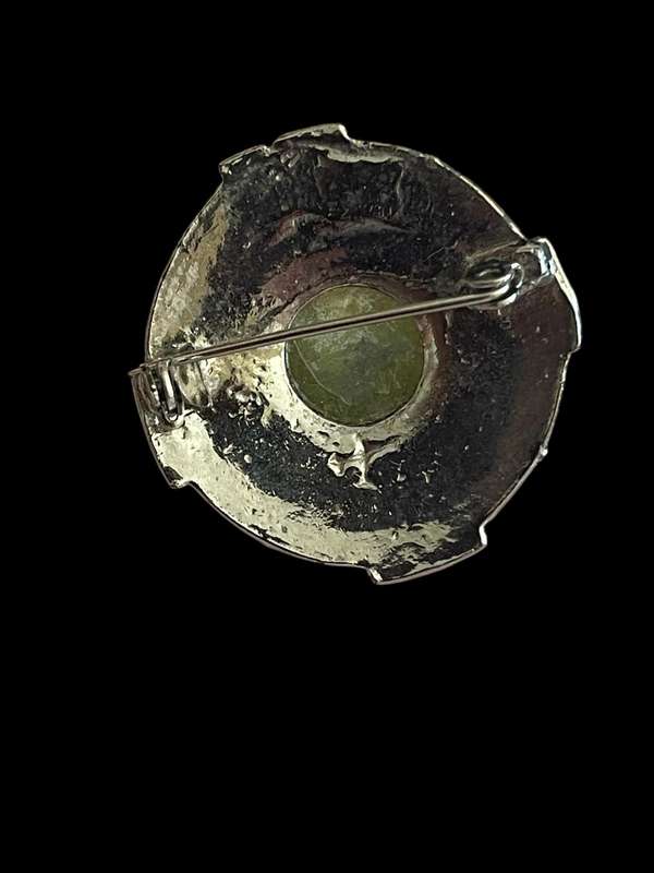 Brooch Celtic knot shield Irish vintage(M)