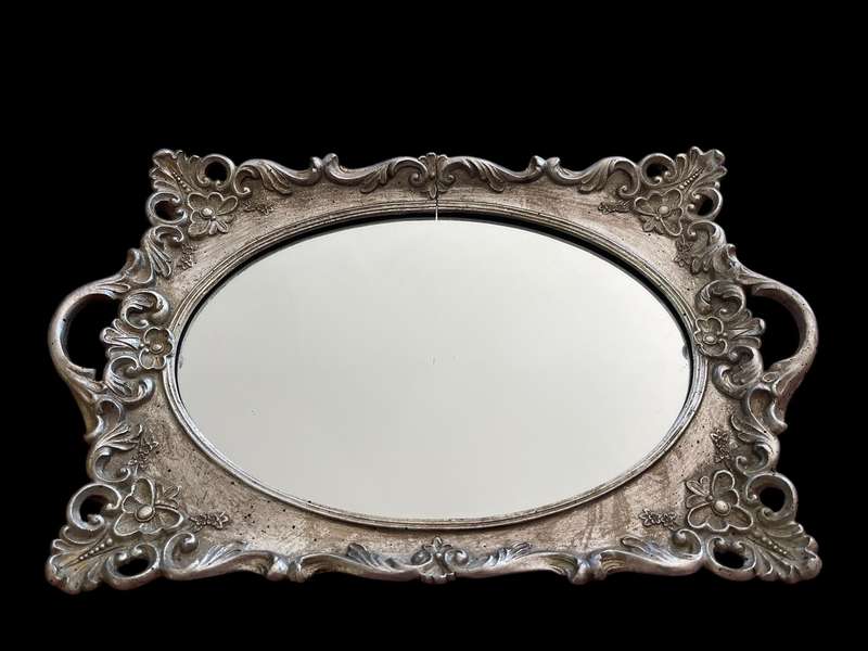 Tray display mirror
