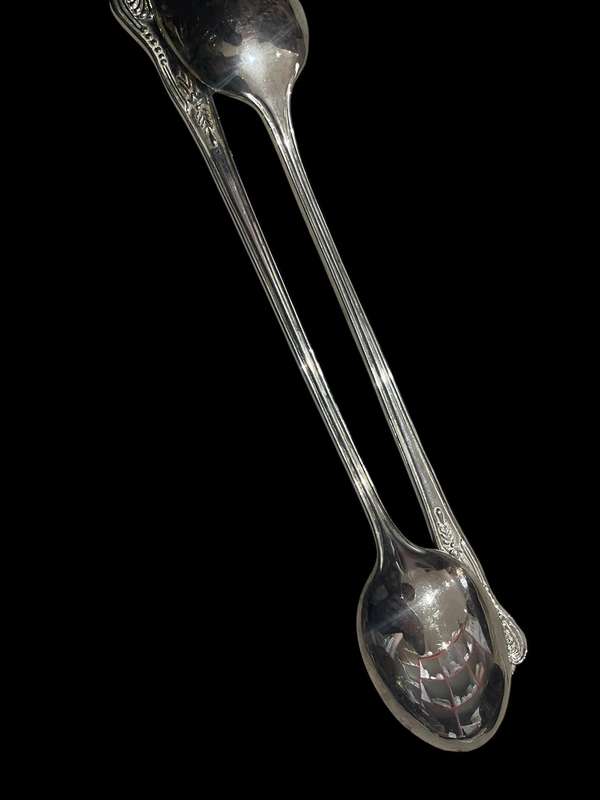 Salad servers Kings pattern (NR31)