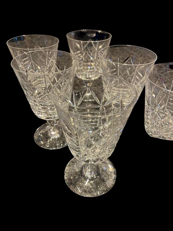 Glasses Crystal Webb England x10