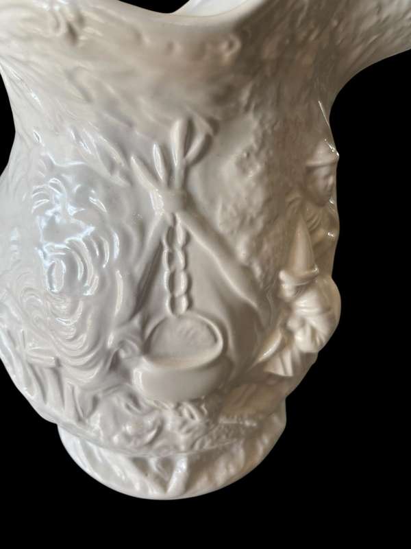 Milk jug Parian ware