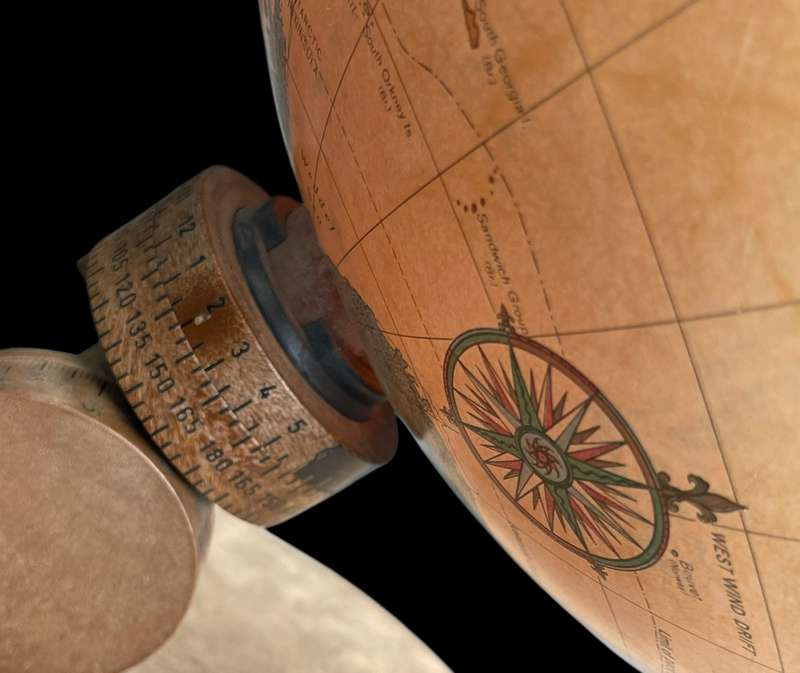 World globe light