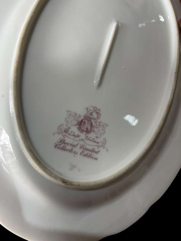Plates Delft pink each