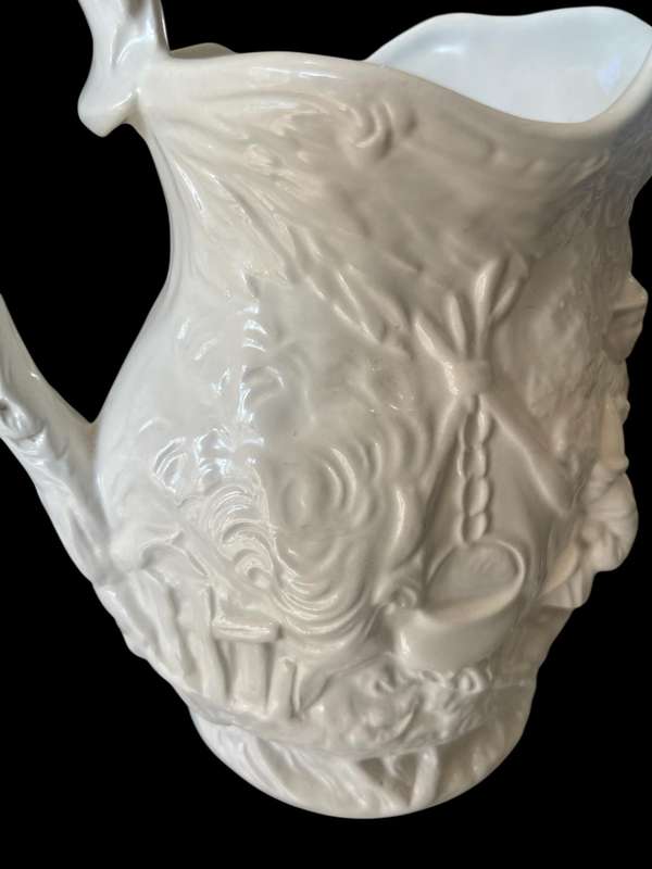 Milk jug Parian ware