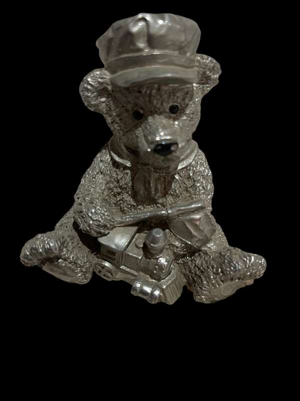 Ornaments teddies metal each