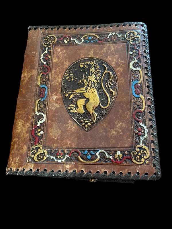 Book cover leather