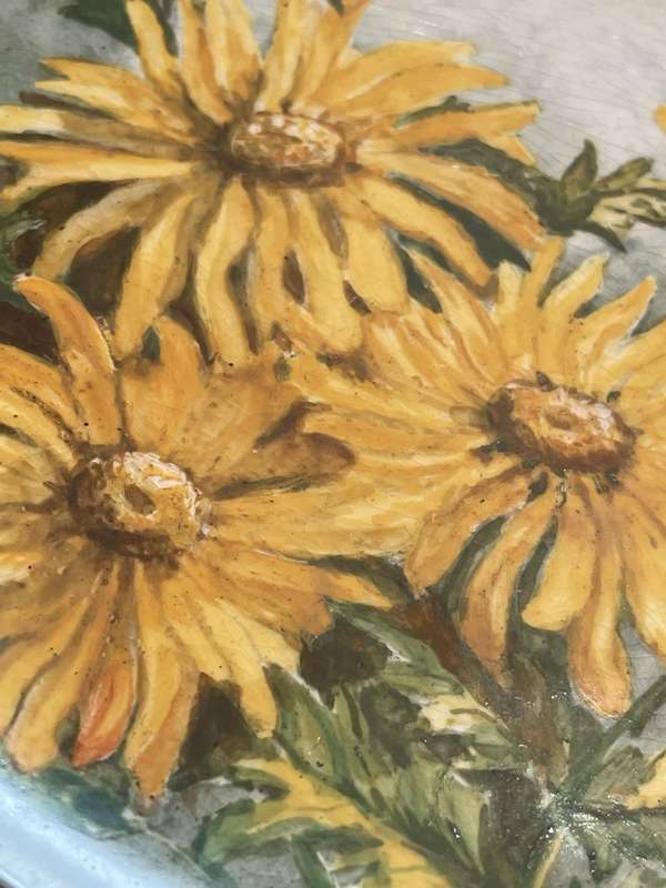Plate display Sunflowers