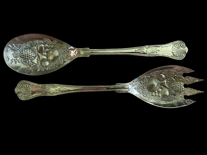 Salad servers Kings pattern(nr18)