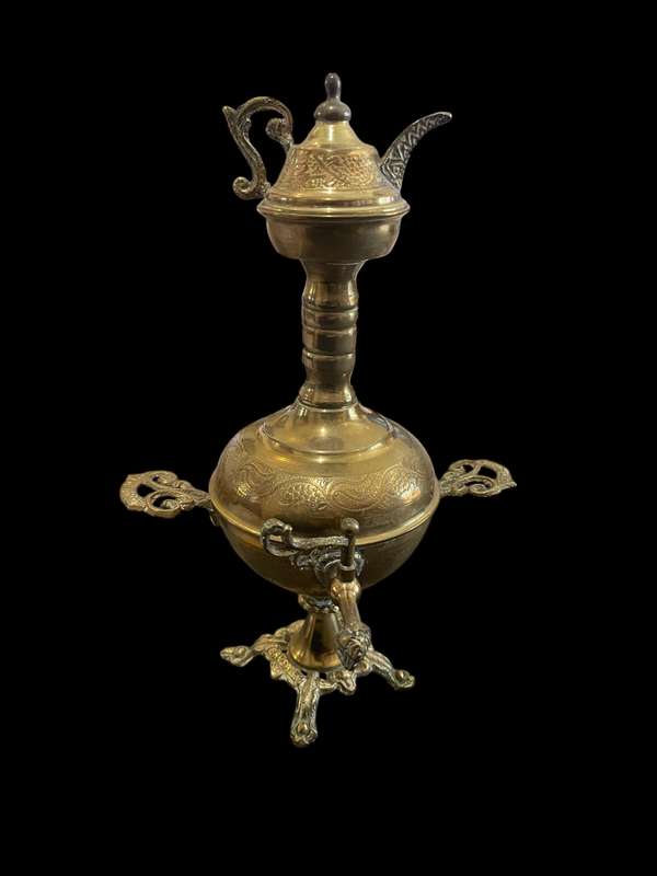 Ornament samovar brass