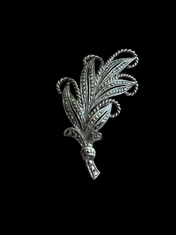 Brooch marcasite vintage(X)
