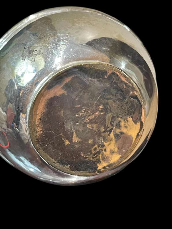 Hot water jug silver plated