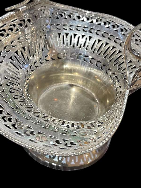 Basket silver plated