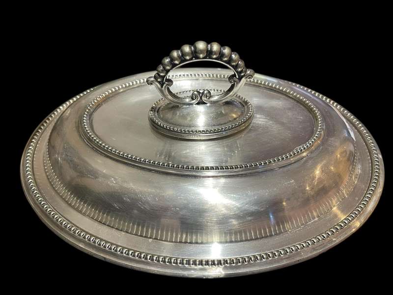 Serving/entree dish silver plated(NR3)