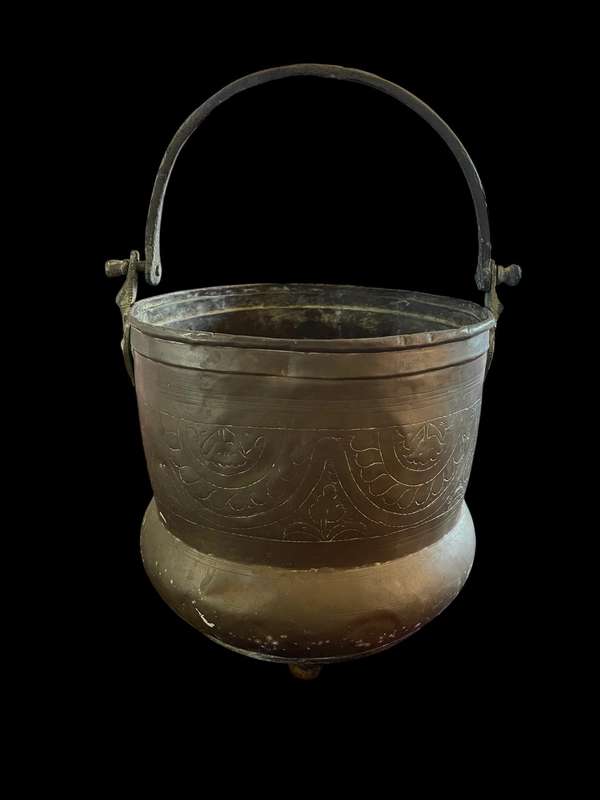 Coal scuttle Turkish brass