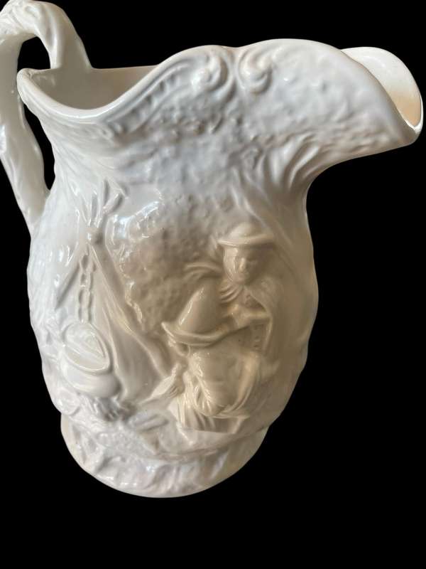 Milk jug Parian ware