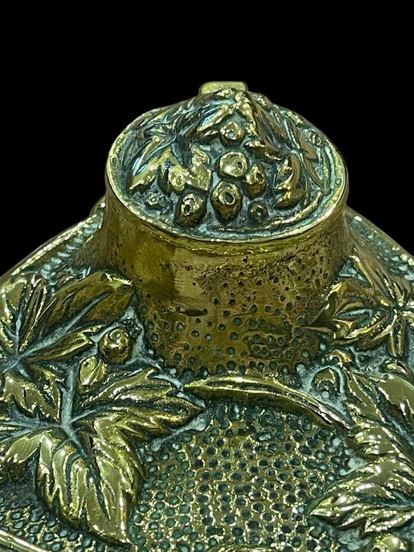 Inkwell brass