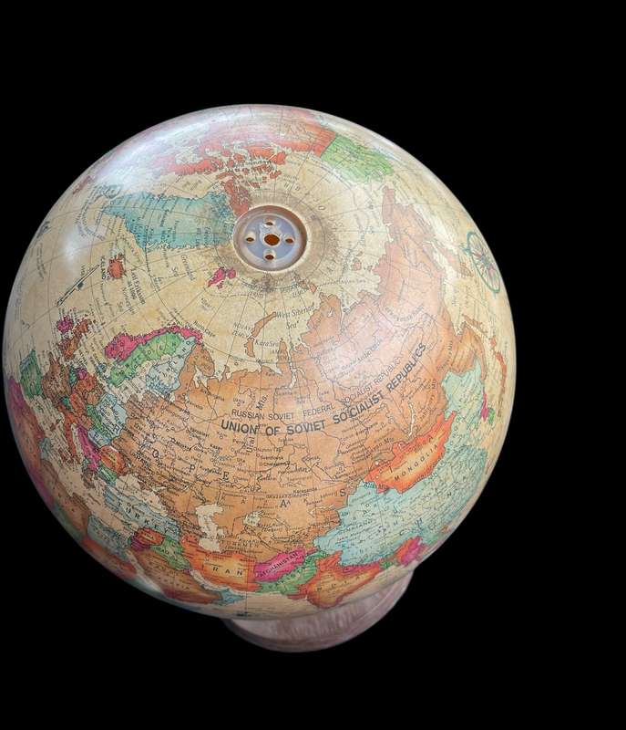 World globe light