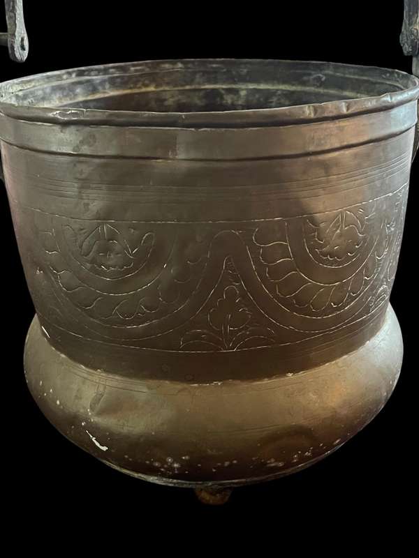 Coal scuttle Turkish brass
