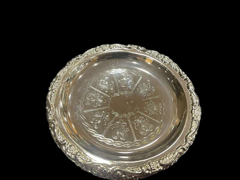 Coasters x8 silver plated
