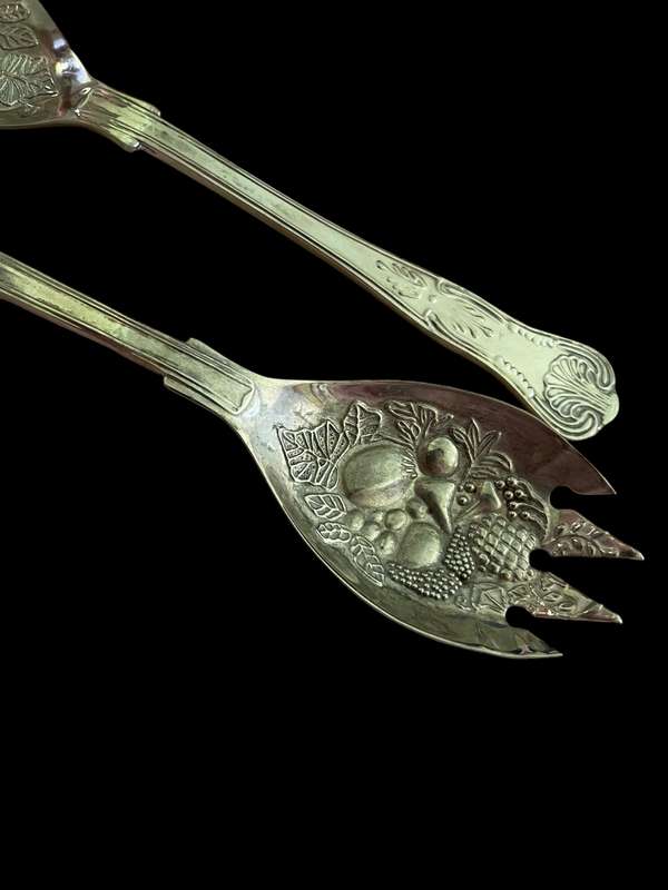 Salad servers Kings pattern(nr18)