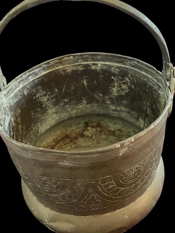 Coal scuttle Turkish brass