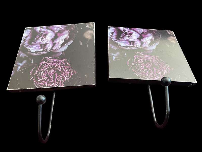 Wall/clothes hooks shabby chique each