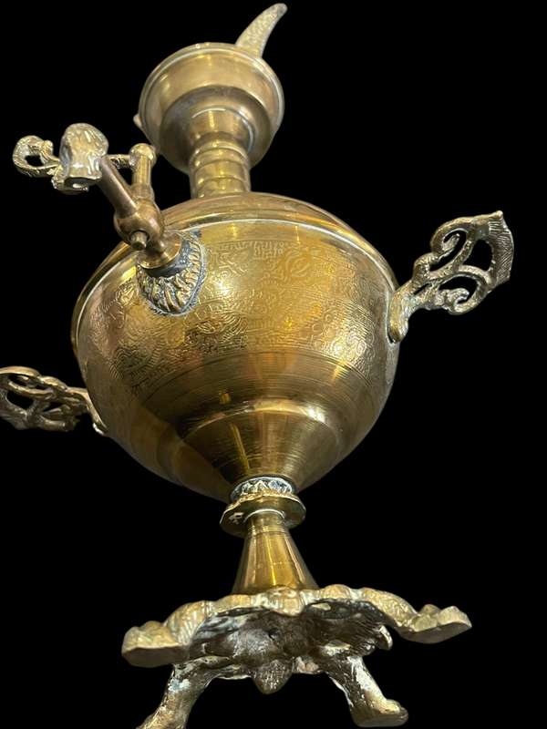 Ornament samovar brass