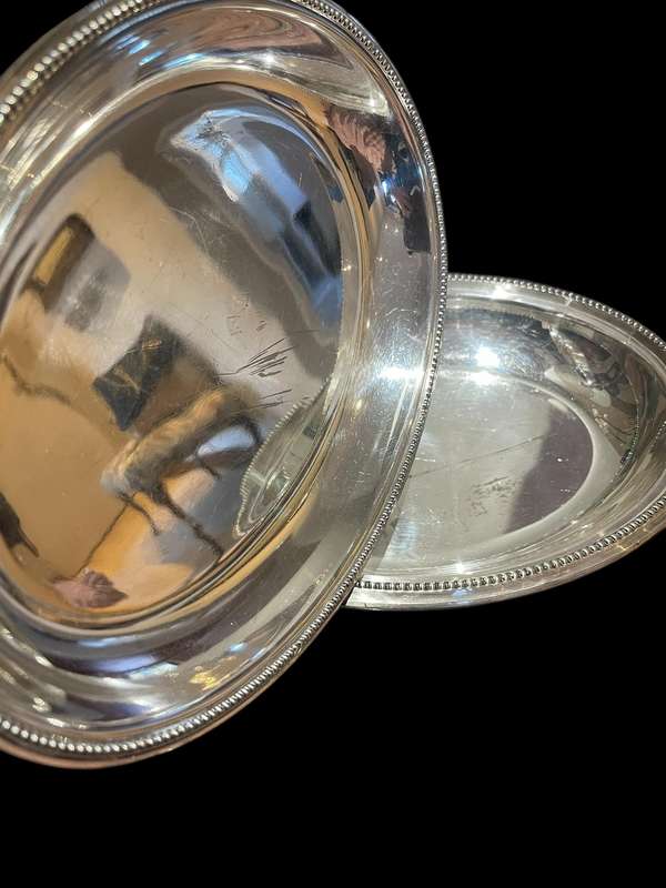 Serving/entree dish silver plated(NR3)