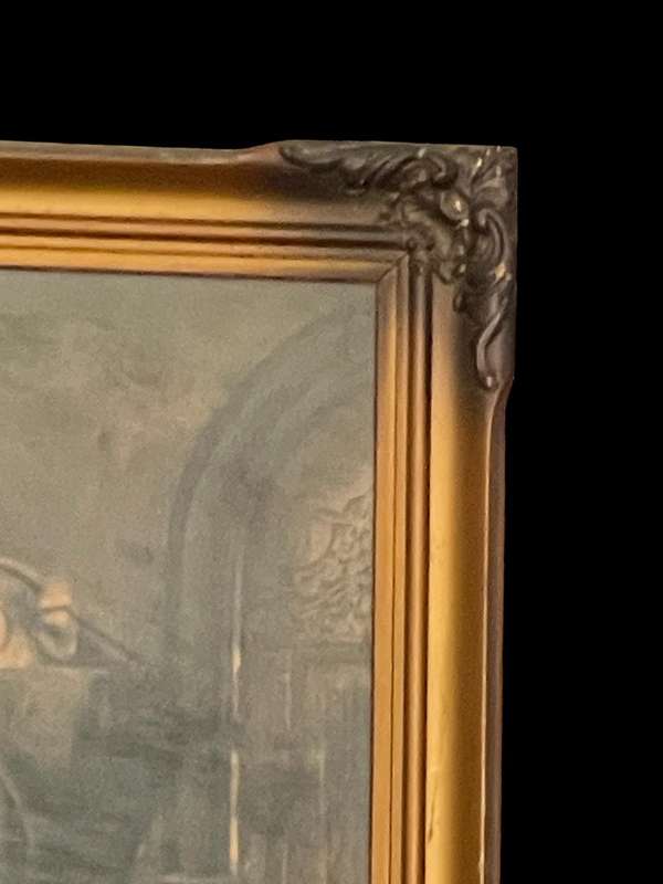 Framed print vintage