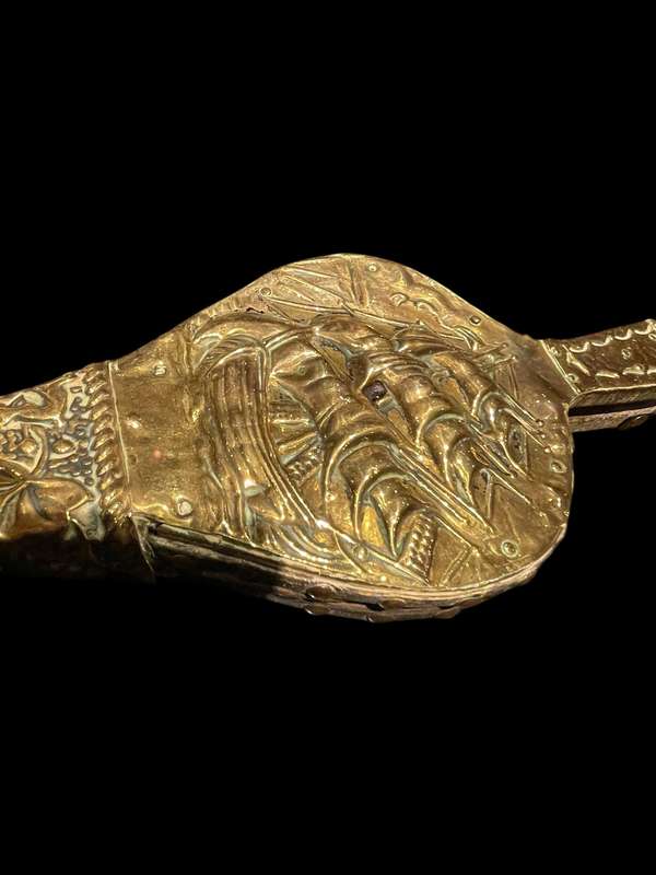 Bellows brass leather