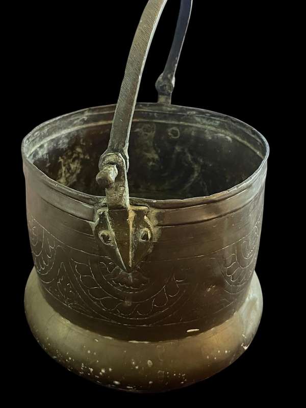 Coal scuttle Turkish brass