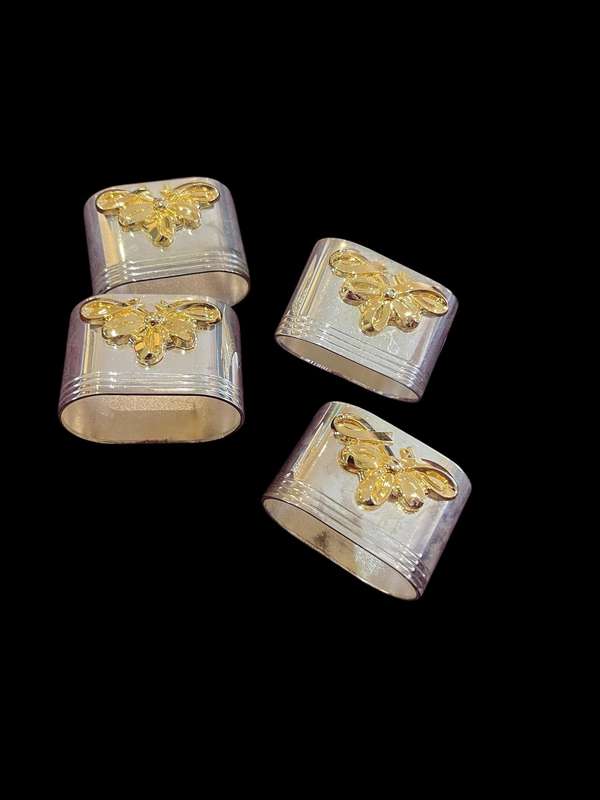 Napkin rings set x4
