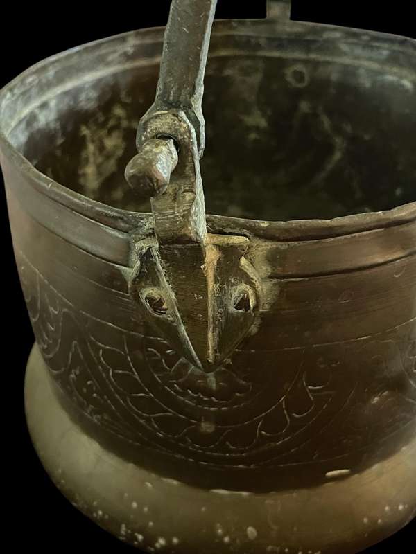 Coal scuttle Turkish brass