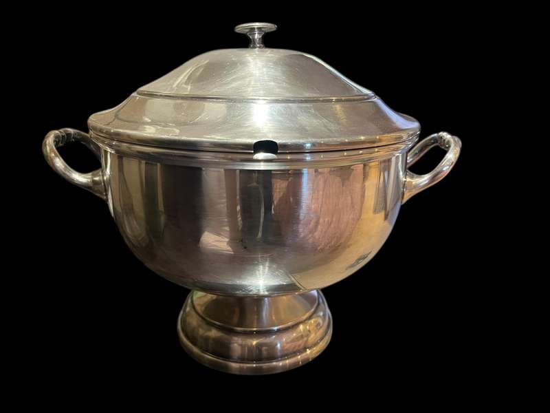 Soup tureen silver plated(NR3)